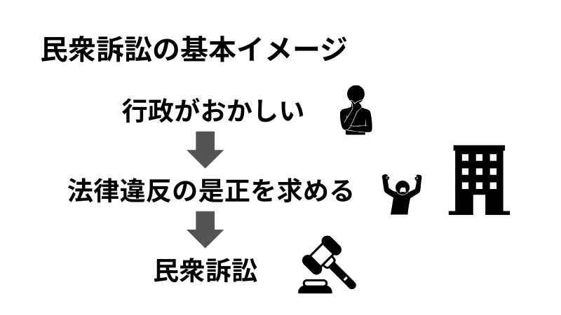民衆訴訟の基本イメージ
